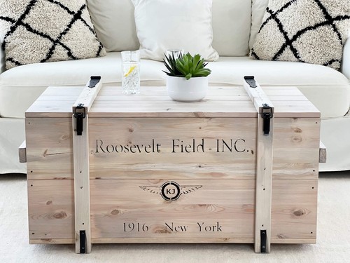 Truhe couchtisch holz massiv - couchtisch,