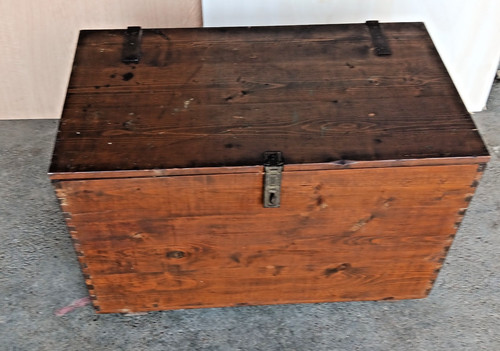 Schöne antike holztruhe - schöne, um