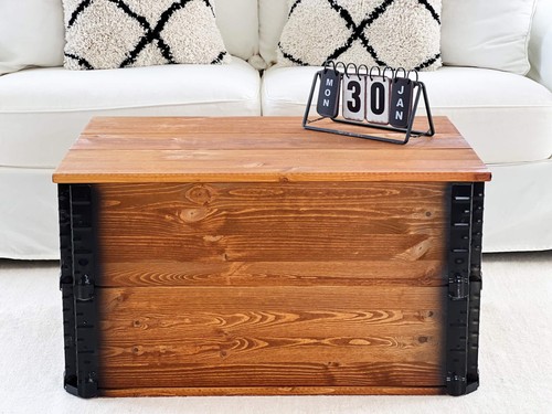 Truhe couchtisch holz massiv - truhe,