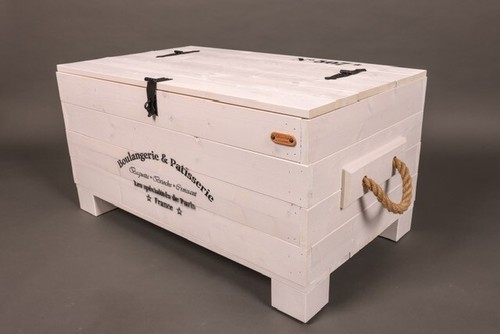 Truhe couchtisch holz - couchtisch, massiv