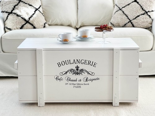 Truhe couchtisch holz - couchtisch,