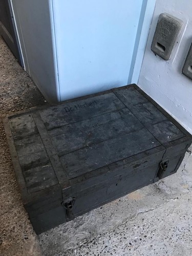 Große holzkiste truhe - große,