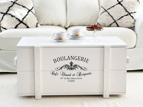 Truhe couchtisch holz massiv - truhe,
