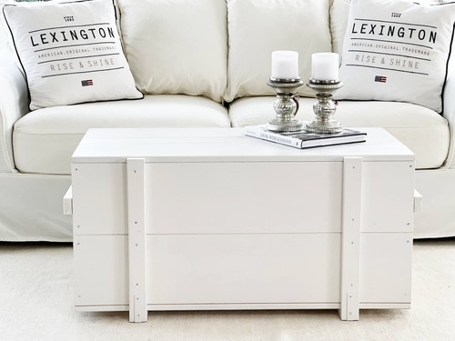 Truhe couchtisch holz - holz, massiv