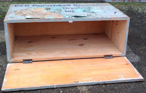 Große alte holzbox - große, |