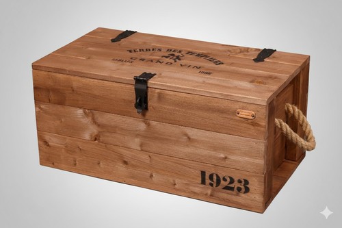 Truhe couchtisch holz - couchtisch, massiv