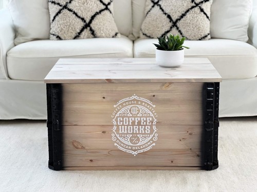 Holzkiste shabby chic